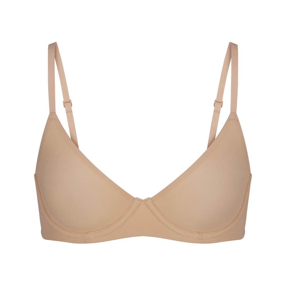 NWT SKIMS Unlined Demi Bra 32C Clay